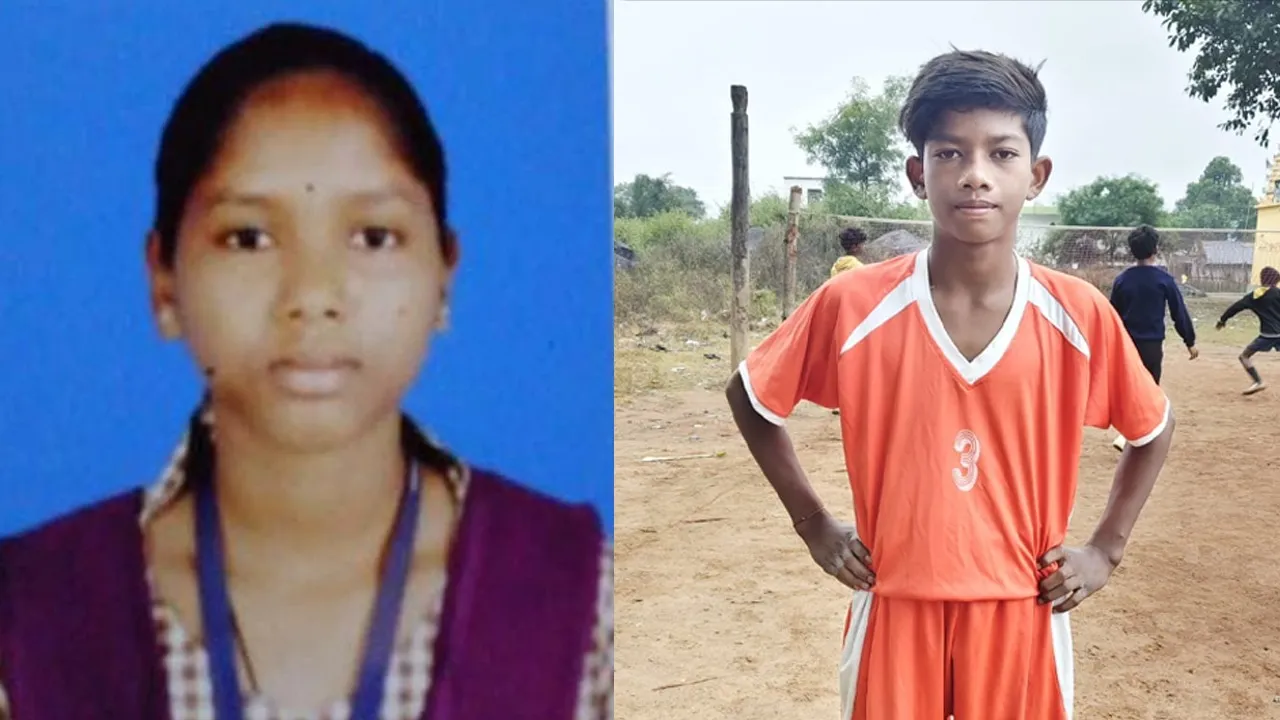  Kandhamal's Swadhin Dehuri and Rekha Pradhan at State SIPOC Tacro Junior Team Selection Camp Photograph: (sambad.in) 