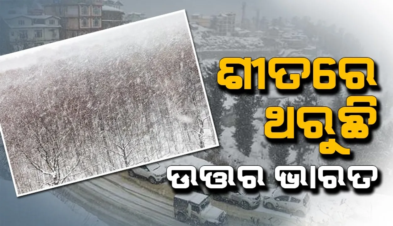  ଶୀତରେ ଥରୁଛି ଉତ୍ତର ଭାରତ: ଅନେକ ସ୍ଥାନରେ ତାପମାତ୍ରା ହ୍ରାସ