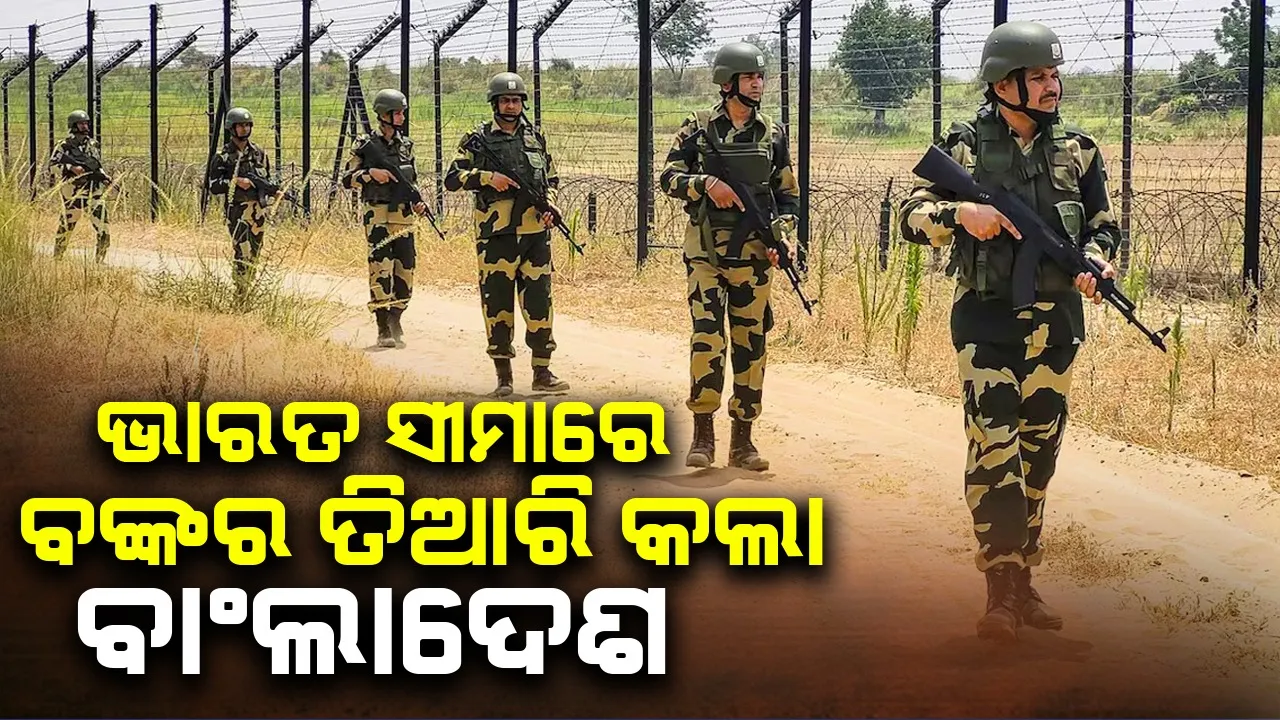 ଭାରତ ସୀମାରେ ବଙ୍କର ତିଆରି କଲା ବାଂଲାଦେଶର ବର୍ଡର ଗାର୍ଡ୍ସ