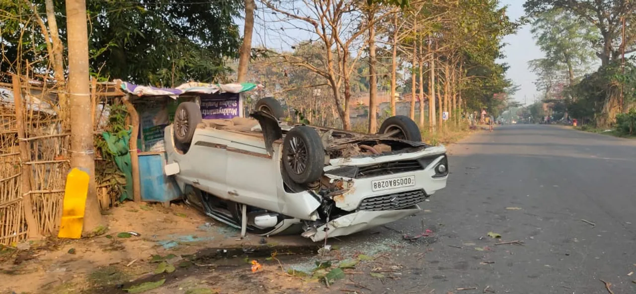  ଭଞ୍ଜନଗର ଅତିରିକ୍ତ ଏସ୍‌ପିଙ୍କ କାର୍ ଦୁର୍ଘଟଣା
