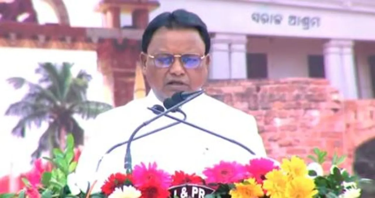   Everyone vows to build a developed India, a developed Odisha: Chief Minister Photograph: (sambad.in) 