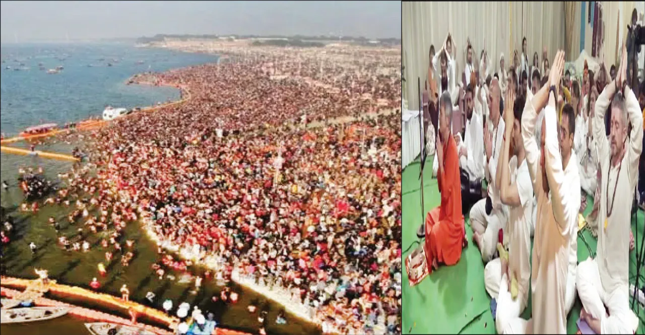  ତ୍ରିବେଣୀ ସଙ୍ଗମରେ ସ୍ନାନ କଲେଣି ୧୫ କୋଟି: ମୌନୀ ଅମାବାସ୍ୟା ‘ଅମୃତ ସ୍ନାନ’ ପାଇଁ ୧୦ କୋଟିରୁ ଅଧିକ ସମାଗମ ଆଶା