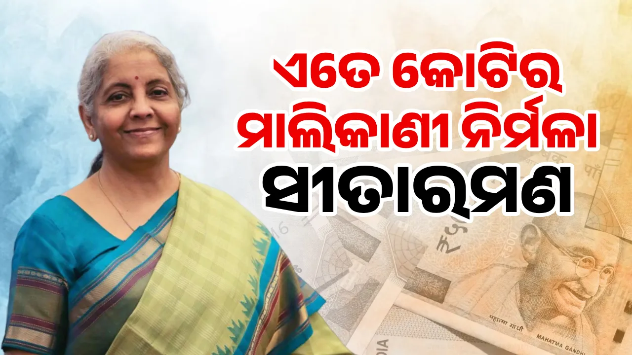  ଏତେ କୋଟିର ମାଲିକାଣୀ ଅର୍ଥମନ୍ତ୍ରୀ ନିର୍ମଲା ସୀତାରମଣ