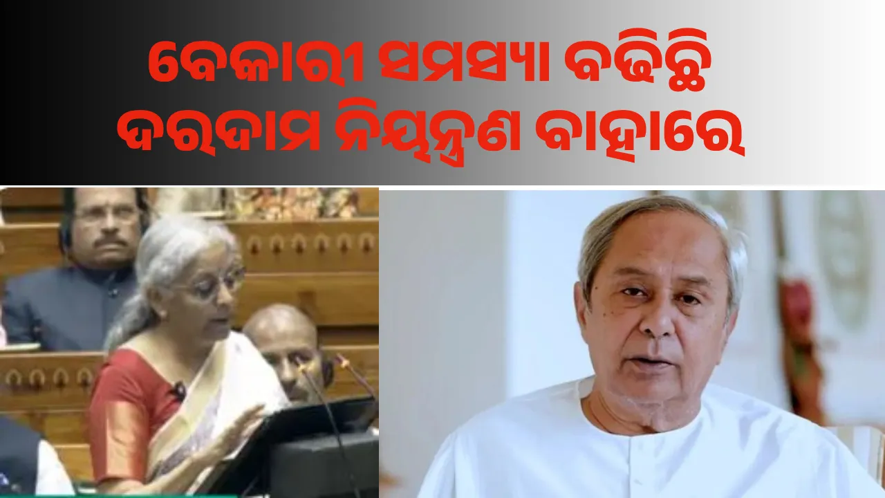  Nirmala Sitharaman and Naveen Pattnaik.  Photograph: (sambad.in) 
