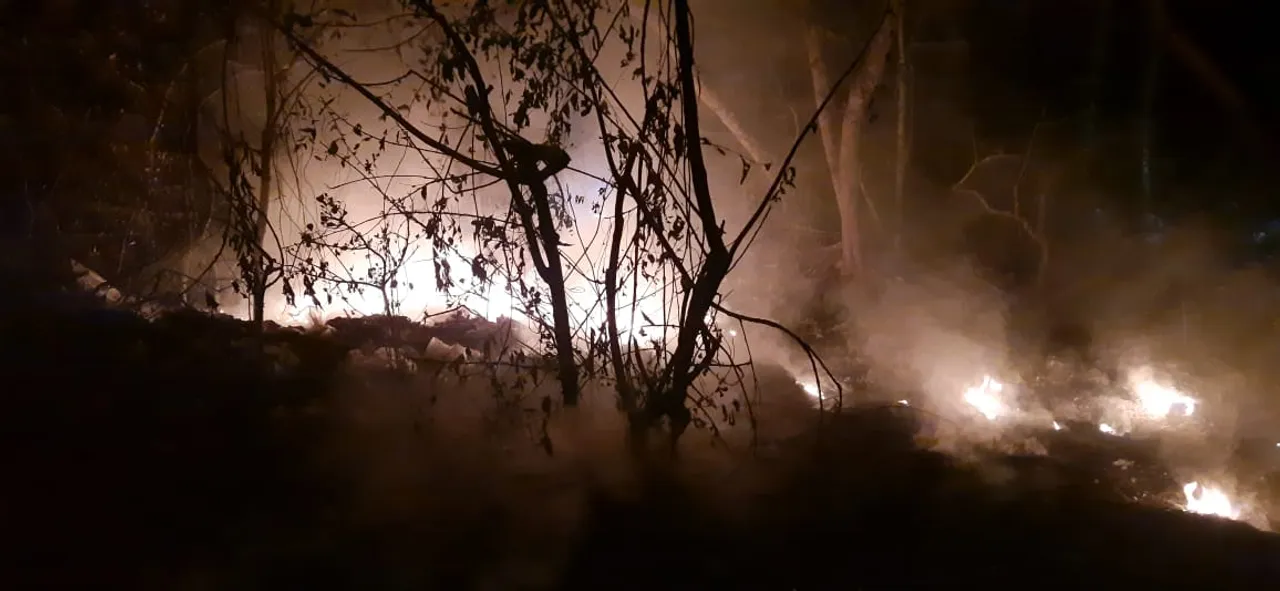 Forest got fire in Brahmagiri 