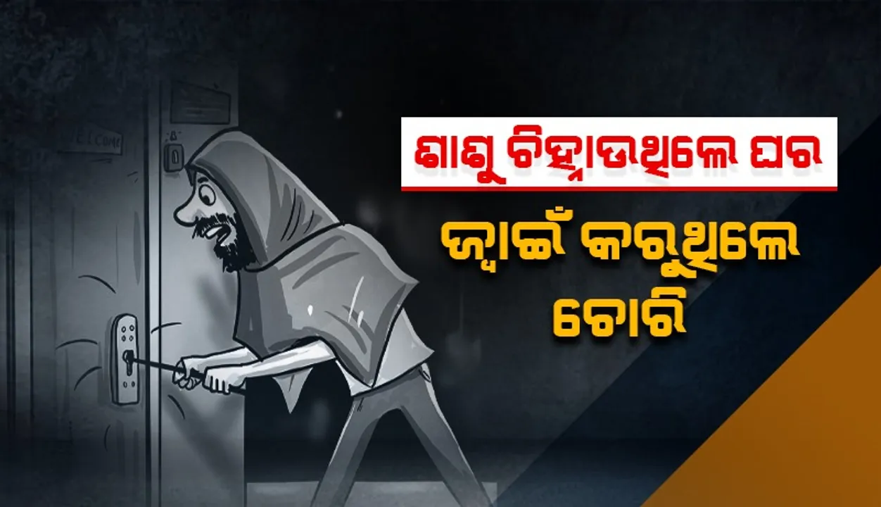  ଶାଶୁ ଚିହ୍ନାଇ ଦେଉଥିଲେ ଘର ଜ୍ବାଇଁ କରୁଥିଲେ ଚୋରି