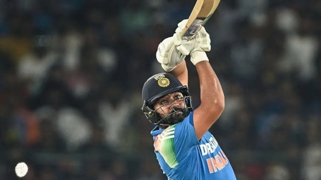  Rohit Sharma at Barabati Photograph: (Aajtak) 