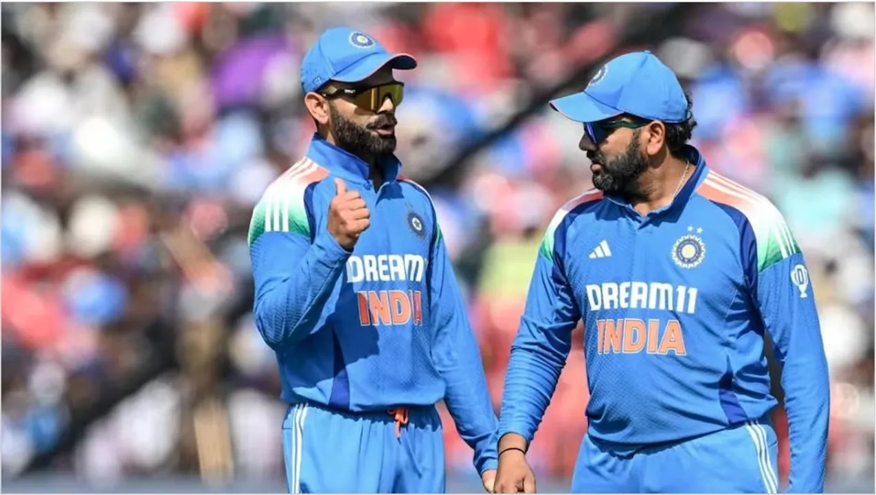  Virat Kohli and Rohit Sharma Photograph: (X) 