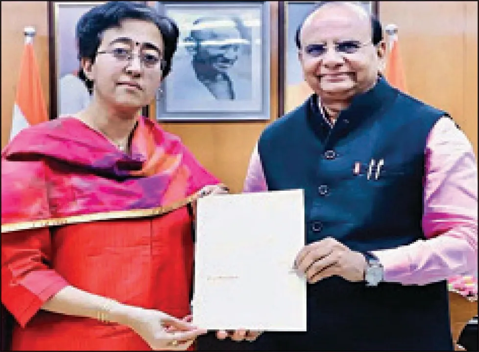  ଆତିଶୀଙ୍କ ଇସ୍ତଫା, ଦିଲ୍ଲୀ ବିଧାନସଭା ଭଙ୍ଗ