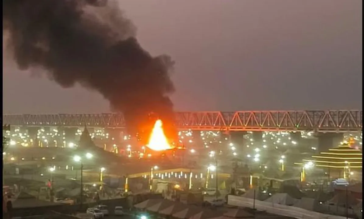  ମହାକୁମ୍ଭରେ ପୁଣି ଅଗ୍ନିକାଣ୍ଡ