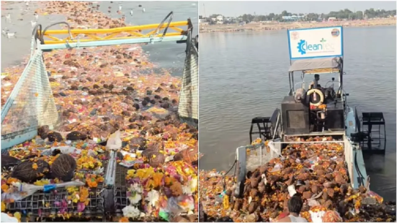  ଏହି ମେସିନ ଦ୍ବାରା ସଫା ହେଉଛି ତ୍ରିବେଣୀ ସଙ୍ଗମ ଜଳ