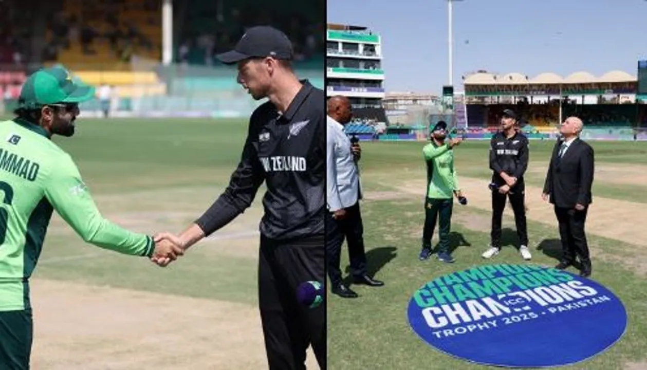  Pakistan win the toss: bowling decision Photograph: (sambad.in) 