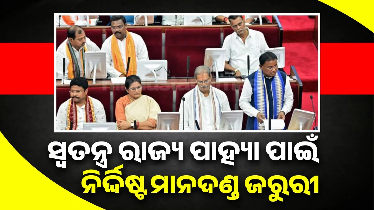 Central Government has certain criteria for awarding particular states: Chief Minister Photograph: (sambad.in) 