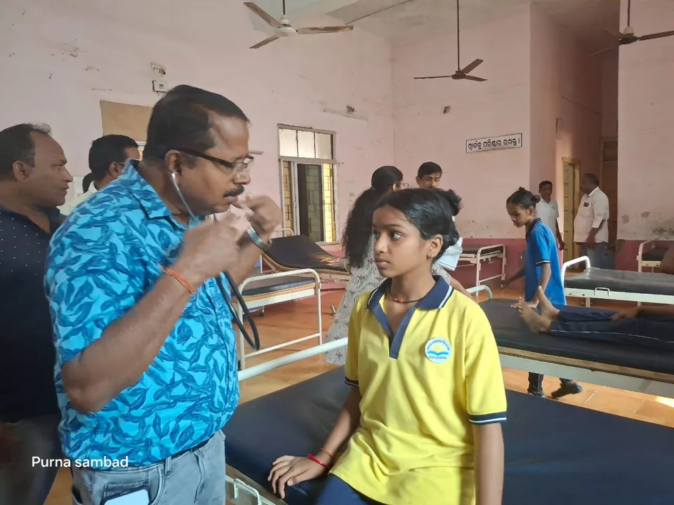  ତତଲା ଖରାରେ ଖେଳିବା କାଳ ହେଲା, ଭୁବନର ୪ ଛାତ୍ରୀ ଗୁରୁତର