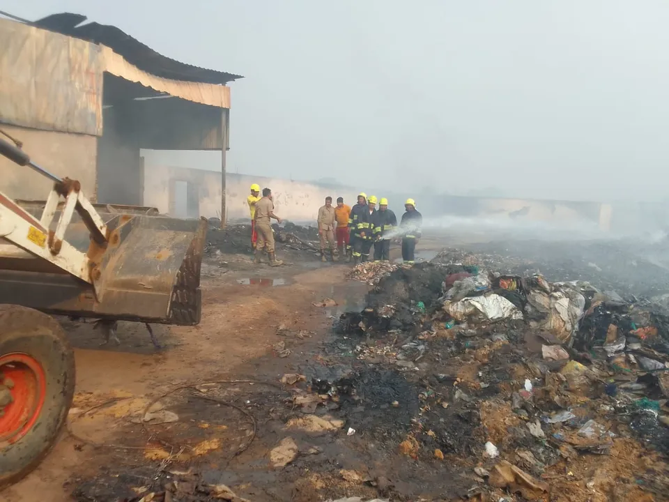  Fire in Rourkela Photograph: (sambad.in) 