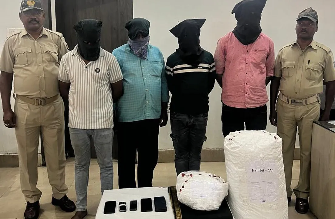  contraband seized Photograph: (sambad.in) 