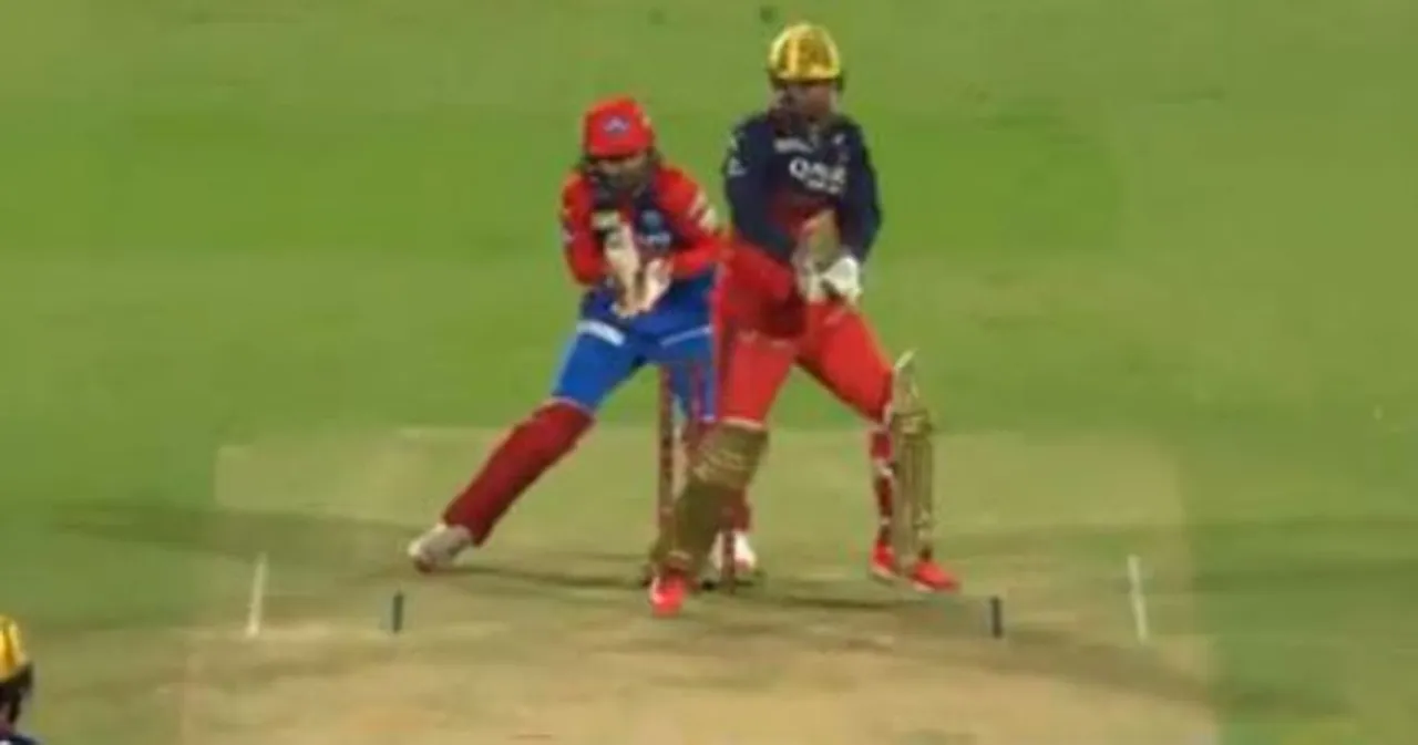  RCB's target for victory is 164 runs. Photograph: (sambad.in) 