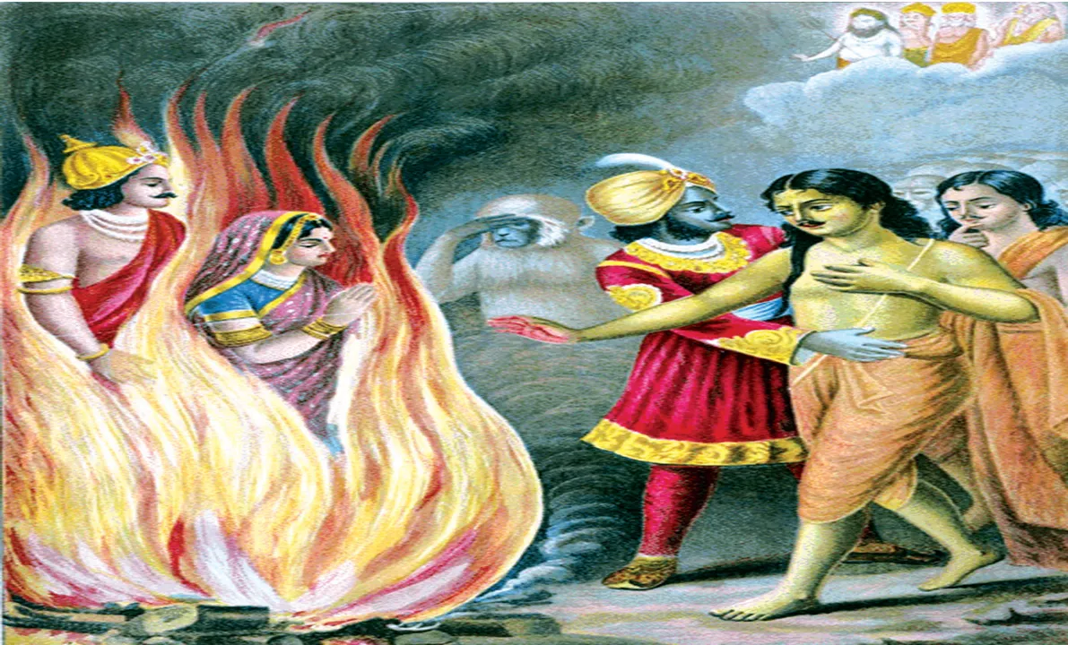  ଶ୍ରୀରାମଙ୍କ ପଥ: ଆମର ତୀର୍ଥ, ସୀତାଙ୍କ  ଅଗ୍ନି ପରୀକ୍ଷା