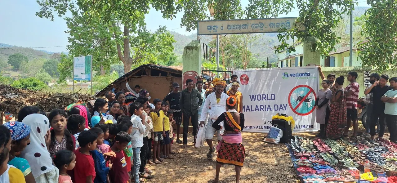  ବିଶ୍ୱ ମ୍ୟାଲେରିଆ ଦିବସ ଅବସରରେ ବେଦାନ୍ତ ପକ୍ଷରୁ ସଚେତନତା ଅଭିଯାନ