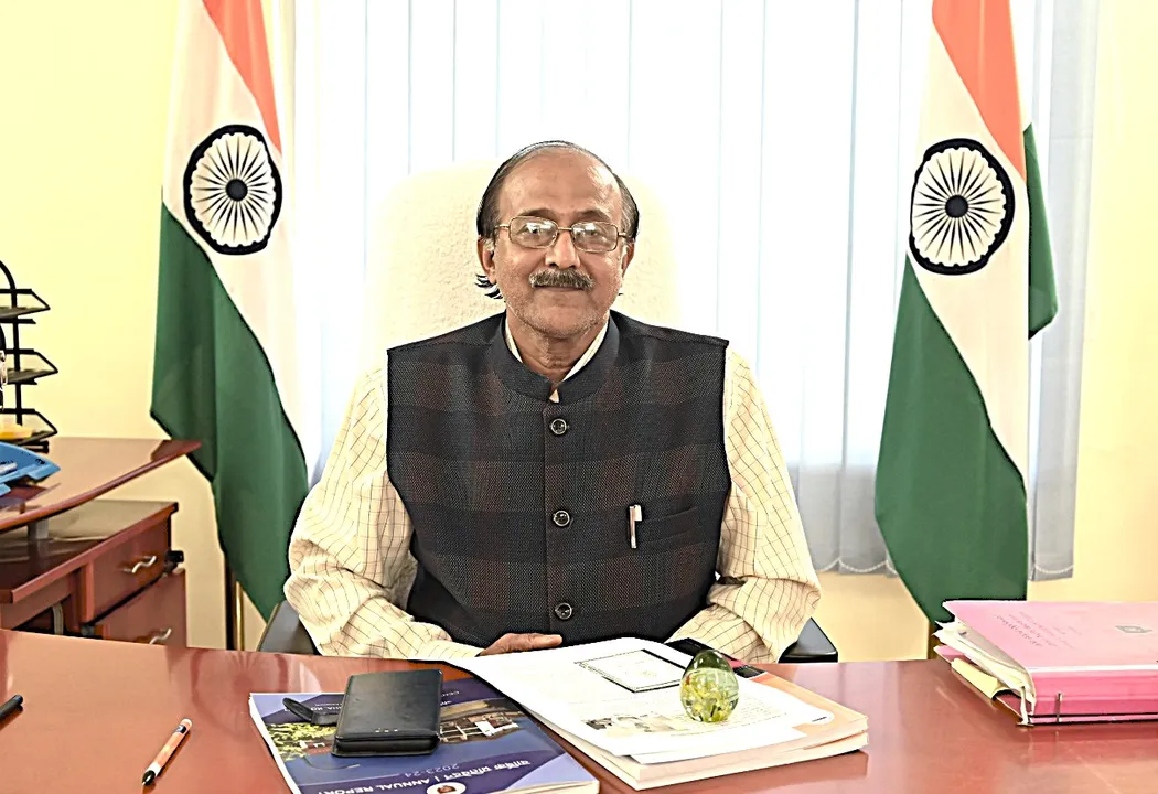  Prof. N.C. Panda Assumes Charge as Acting Vice-Chancellor of Central University of Odisha Photograph: (sambad.in) 