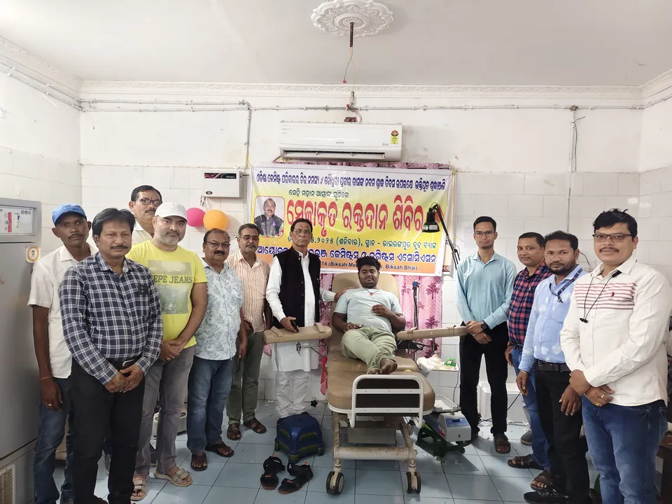  ରାଇରଙ୍ଗପୁର ଉପଖଣ୍ଡ ଚିକିତ୍ସାଳୟ ପରିସରରେ ରକ୍ତଦାନ ଶିବିର