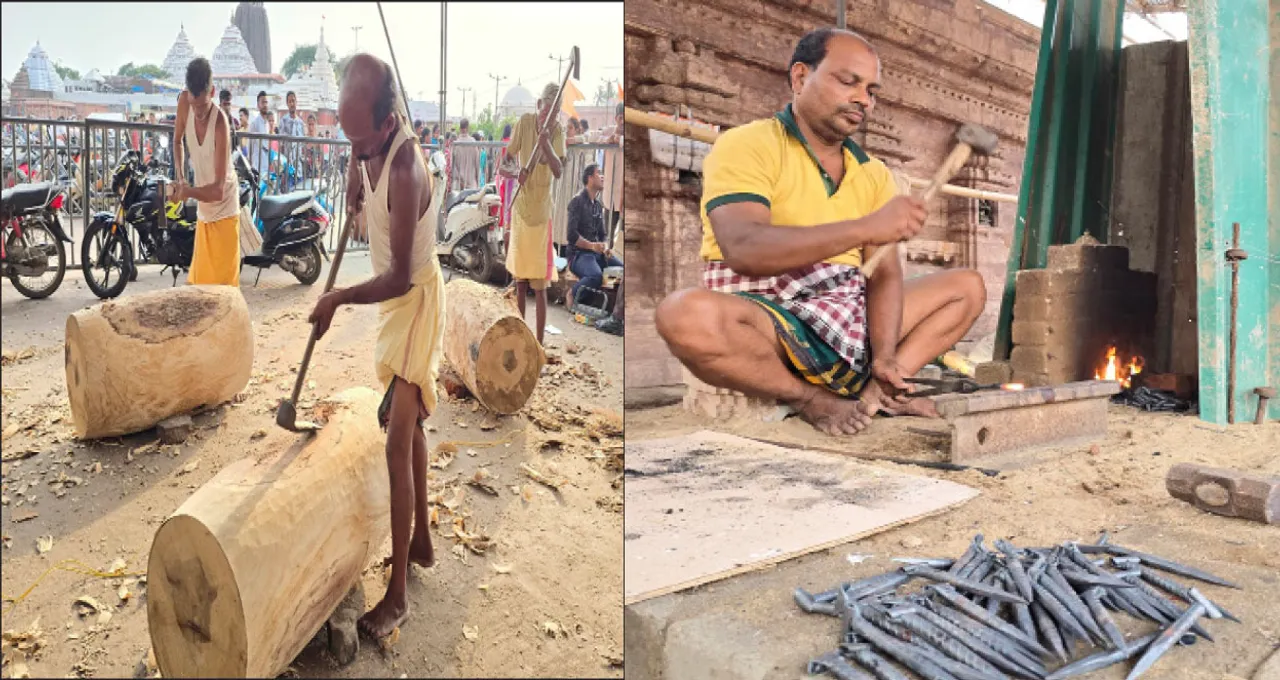  ସାଆନ୍ତେ ଆସିବେ ବୋଲି... ତିନି ରଥର ୨୮ ତୁମ୍ବ ଗୋଲେଇ କାର୍ଯ୍ୟ ଶେଷ