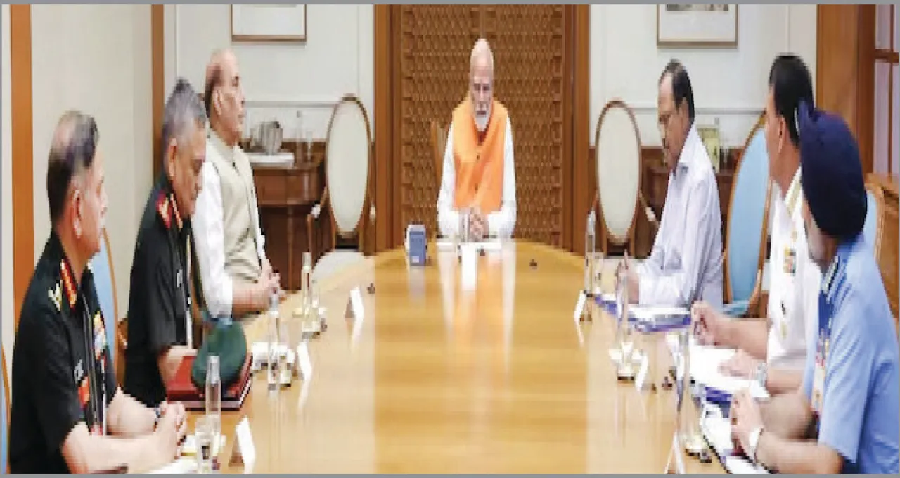  ମୋଦୀଙ୍କ ଘନଘନ ବୈଠକ: ଡୋଭଲ୍‌, ରାଜନାଥ, ସିଡିଏସ୍‌ଙ୍କ ସହ ପ୍ରଧାନମନ୍ତ୍ରୀଙ୍କ ଆଲୋଚନା