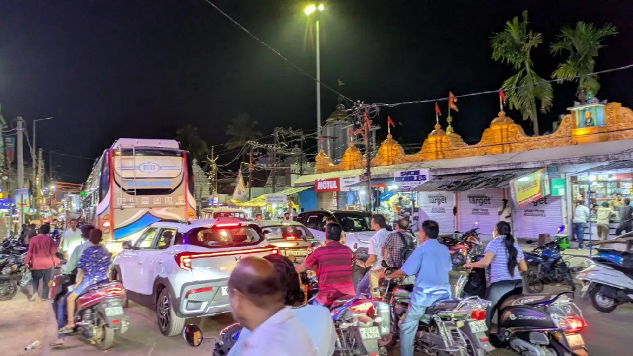  Disastrous traffic system Photograph: (sambad.in) 