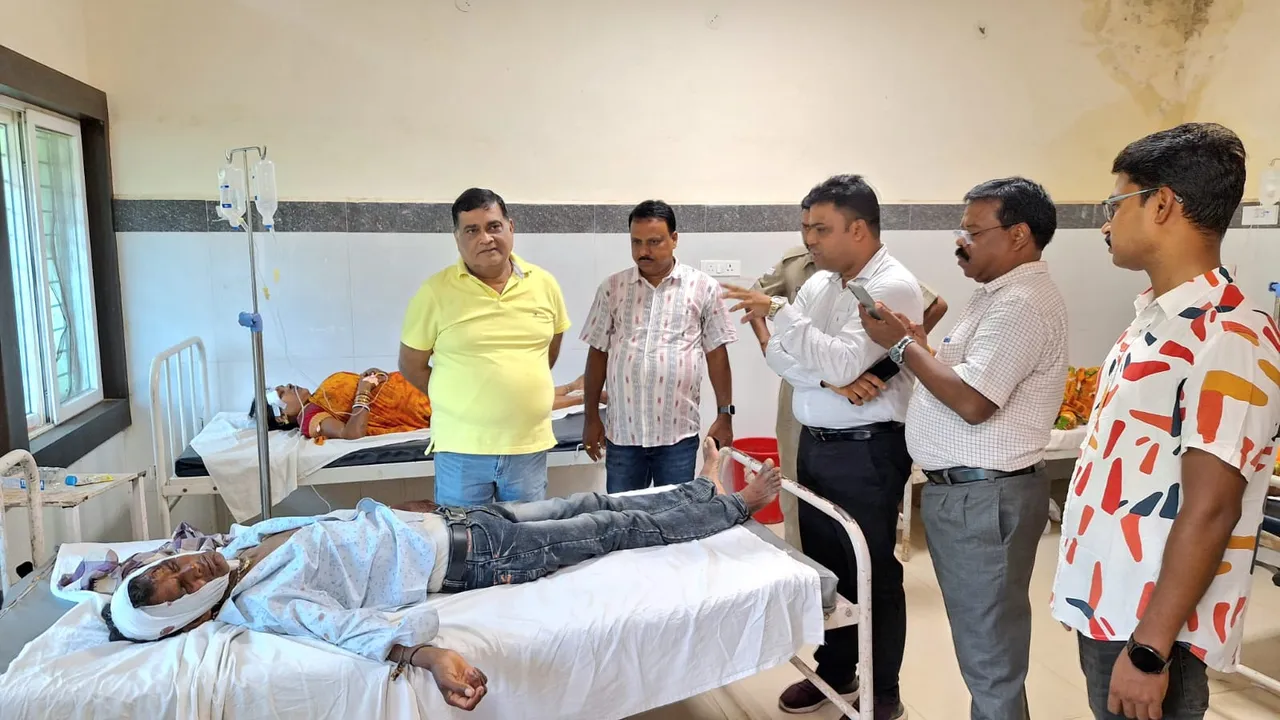  Accident in Bhanjanagar Photograph: (sambad.in) 