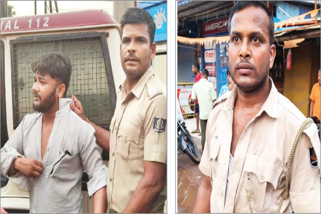  କନେଷ୍ଟବଳଙ୍କୁ ରାସ୍ତାରେ ଗୋଡ଼େଇ ପିଟିଲେ: ପୁଲିସ ପୋଷାକ ଚିରିଦେଲେ ୨ ଗିରଫ, ୩ ଫେରାର
