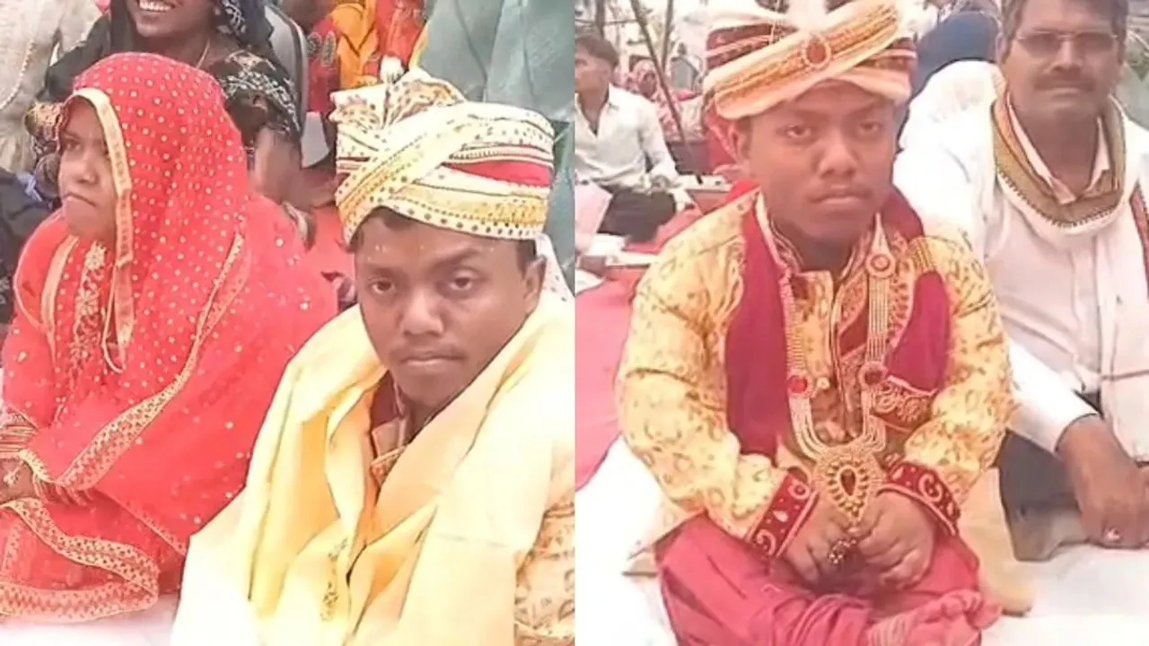  ଅଢେଇ ଫୁଟ ଉଚ୍ଚ କନ୍ୟାକୁ ବାହା ହେବାକୁ ବିମାନରେ ଆସିଲା ୩ ଫୁଟର ବର