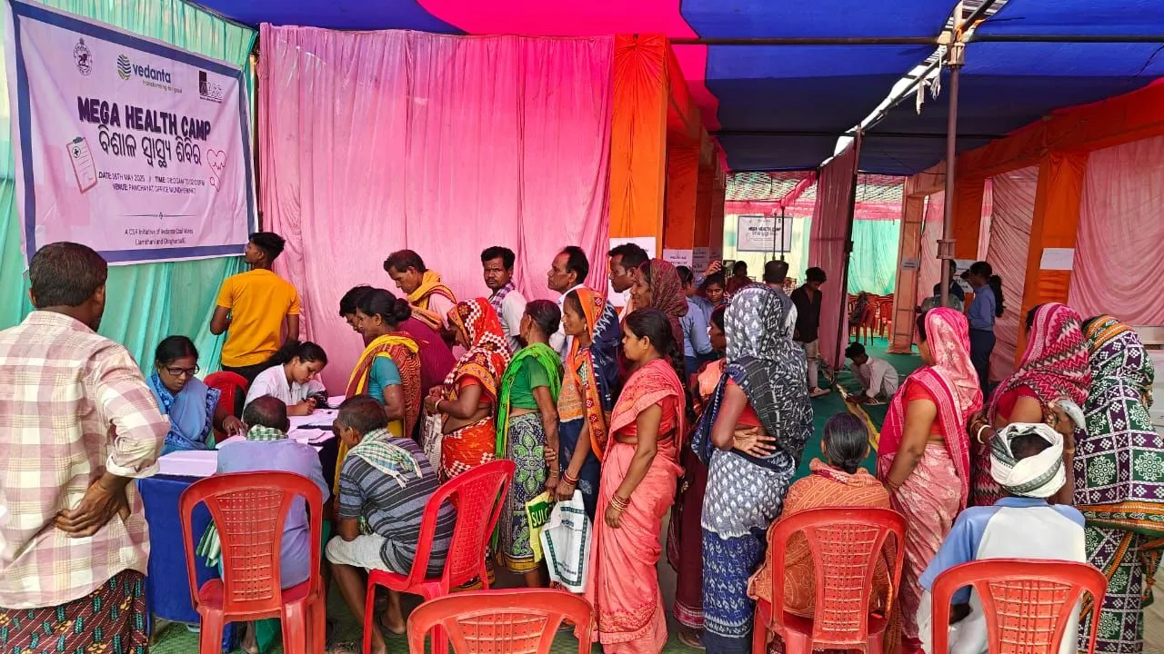  ବେଦାନ୍ତ ପକ୍ଷରୁ ମେଗା ସ୍ୱାସ୍ଥ୍ୟ ଶିବିର
