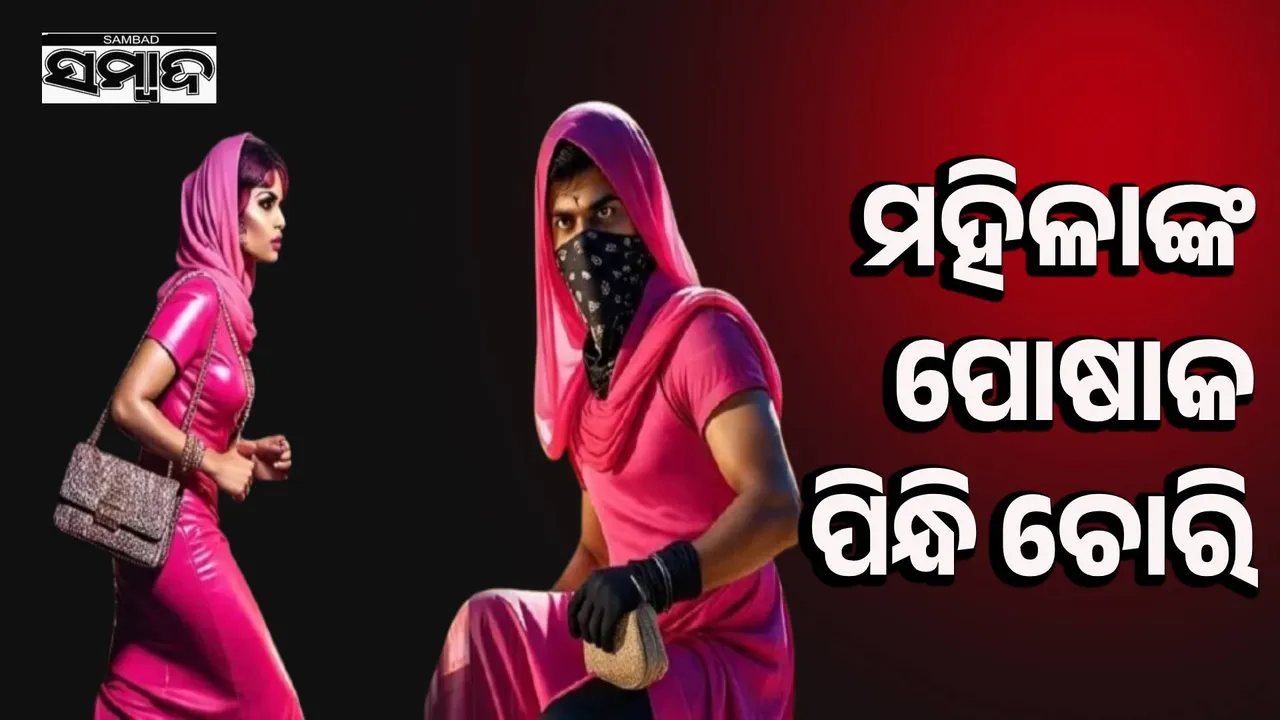  owner of crores of rupees used to steal at night by dressing up as a woman Photograph: (sambad.in) 