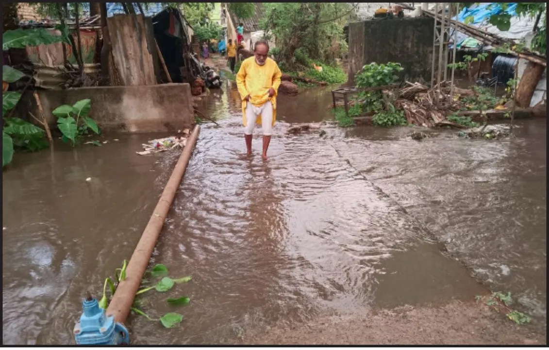 ନଳାମୁହଁସାହିରେ ଘରେ ପଶିଲା ପାଣି, ୭ନମ୍ବର ଡ୍ରେନ୍‌ ଜବରଦଖଲ