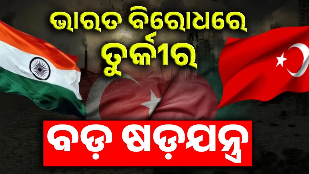  ଭାରତରେ ହିଂସାକାଣ୍ଡ ସୃଷ୍ଟିକରିବାକୁ ଷଡ଼ଯନ୍ତ୍ର କରୁଛି ତୁର୍କୀ
