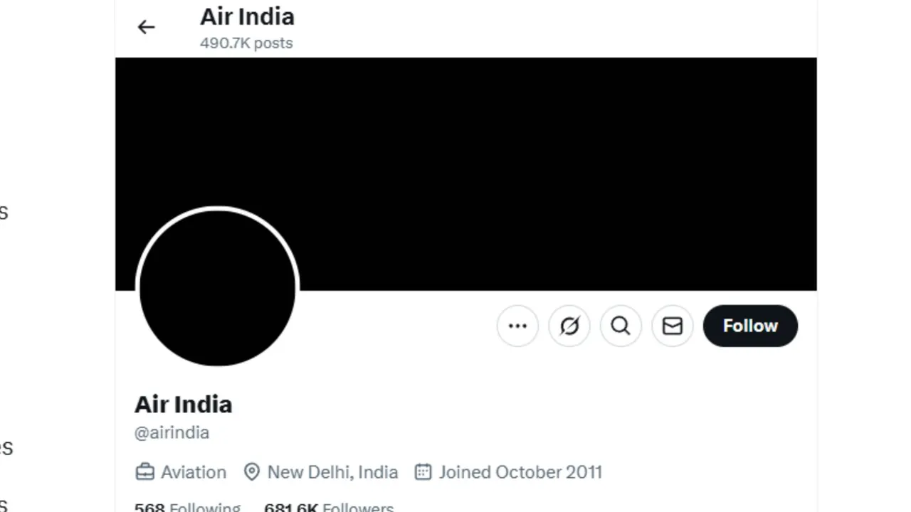  ଦୁର୍ଘଟଣା ପରେ ନିଜର ଇନଷ୍ଟା, ଏକ୍ସ ଡିପି ହଟାଇଲା ଏୟାରଇଣ୍ଡିଆ