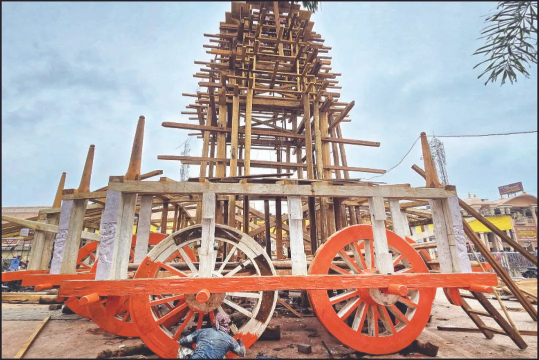  ରଥଖଳା: କଇଁଚି ସହ ପଡ଼ିଲା ଅନ୍ଧାରୀ ତାଗ