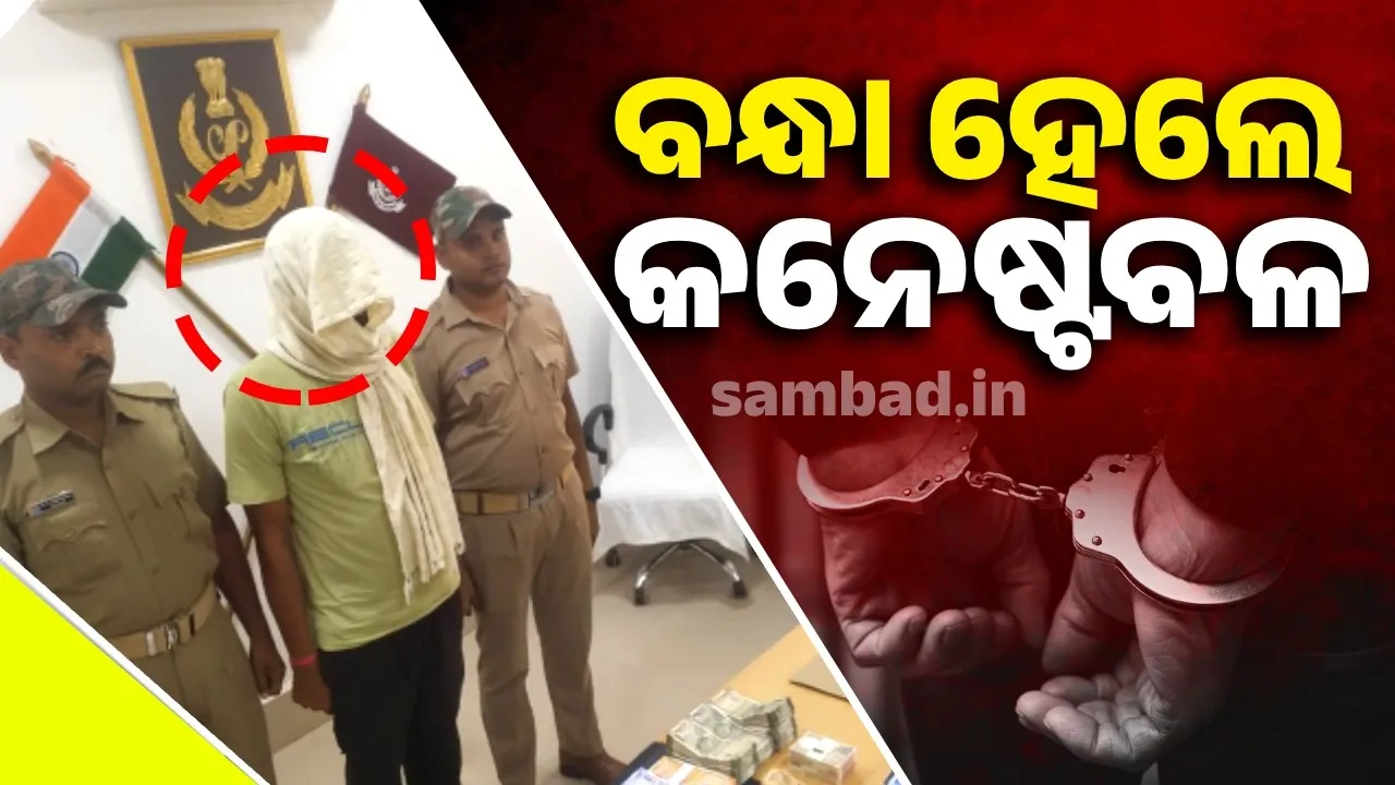  ଗୃହରକ୍ଷୀଙ୍କୁ ବ୍ୟାଙ୍କ ଋଣ କରାଇଦେବା ନାଆଁରେ ଶୋଷଣ: କନେଷ୍ଟବଳ ଗିରଫ