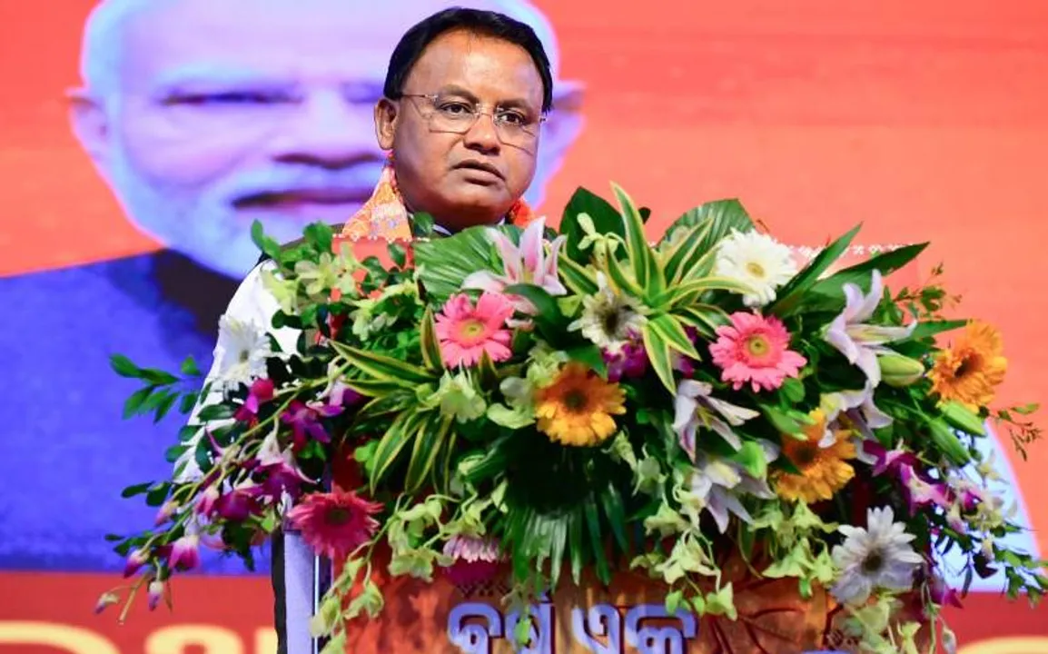  Mohan Charan Majhi at Baripada Photograph: (Sambad.in) 