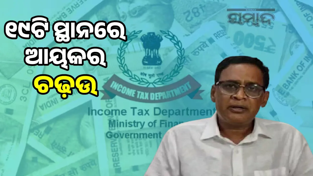  income tax raid in Naba Das's house Photograph: (sambad.in) 