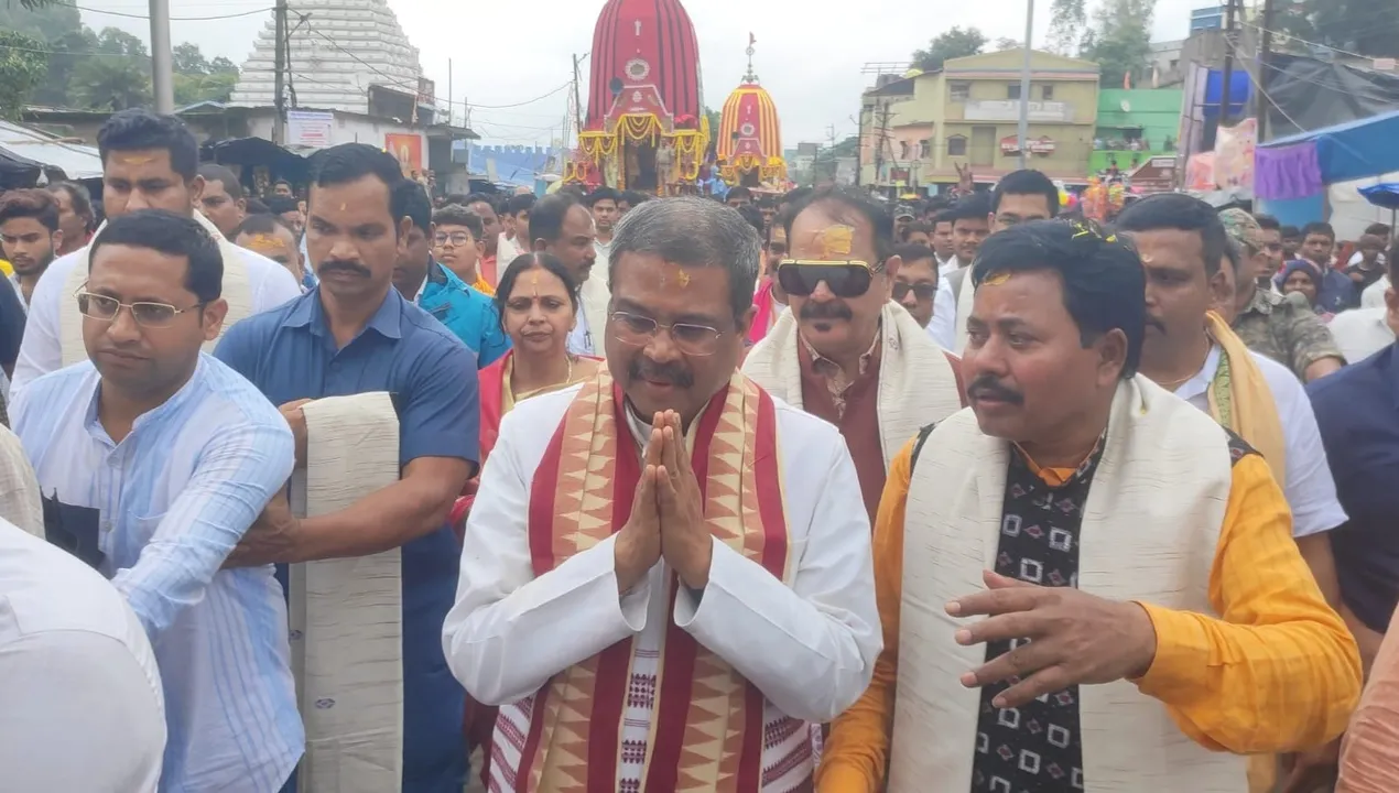  ଶାବର ଶ୍ରୀକ୍ଷେତ୍ରରେ ରଥ ଟାଣିଲେ କେନ୍ଦ୍ରମନ୍ତ୍ରୀ ଧର୍ମେନ୍ଦ୍ର ପ୍ରଧାନ