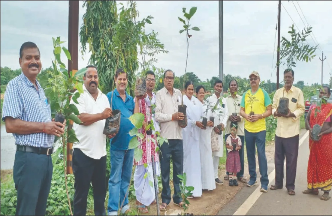  ବାରଙ୍ଗ ‘ସମ୍ବାଦ ସାହିତ୍ୟଘର’ ପକ୍ଷରୁ ବୃକ୍ଷରୋପଣ