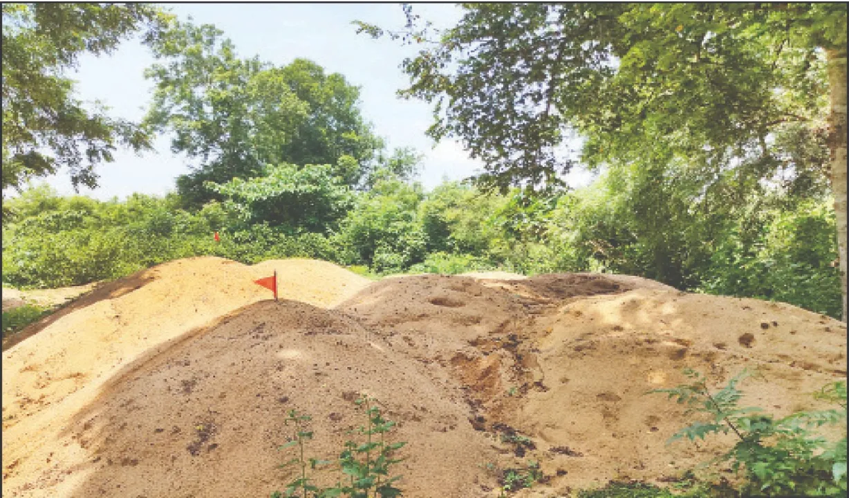  ବିଜୁ ସେତୁ ଦବିବା ପରେ ଖଣି ବିଭାଗର ଚଢ଼ଉ: ୩୬ ଏକର ଜମିରେ ଗଚ୍ଛିତ ବାଲି ଜବତ
