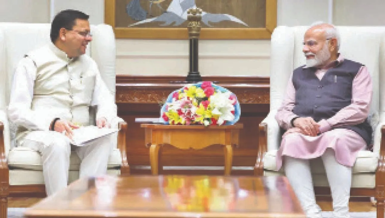  ପ୍ରଧାନମନ୍ତ୍ରୀଙ୍କୁ ଭେଟିଲେ ଧାମି