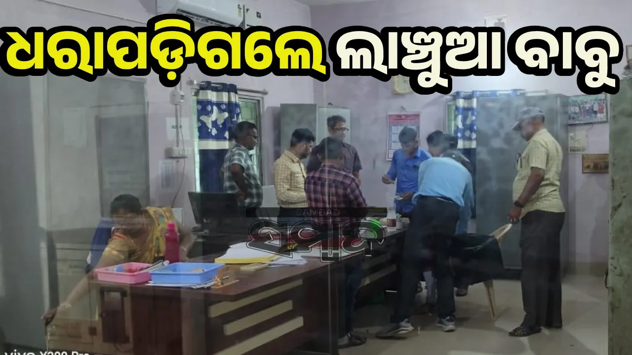  ଉପନିବନ୍ଧକ କାର୍ଯ୍ୟାଳୟର ଲାଞ୍ଚୁଆ ବାବୁଙ୍କୁ ମାଡି ବସିଲା ଭିଜିଲାନ୍ସ