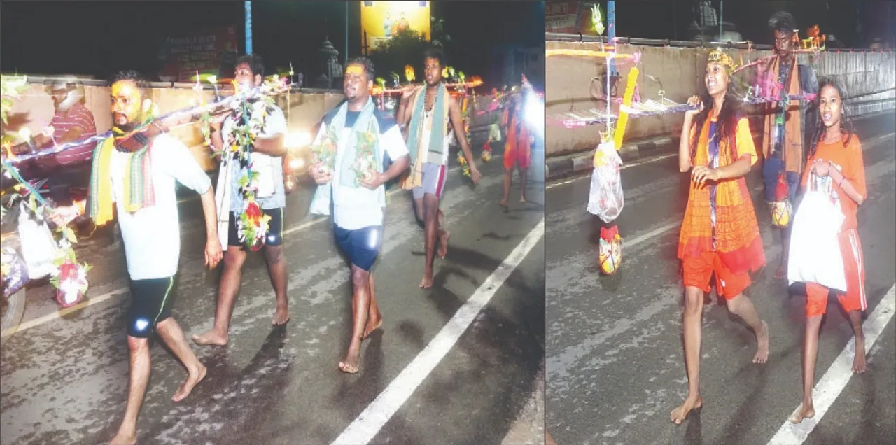  ଆଜି ଶ୍ରାବଣ ତୃତୀୟ ସୋମବାର: ଝିପିଝିପି ବର୍ଷାରେ କାଉଡ଼ିଆଙ୍କ ଭିଡ଼