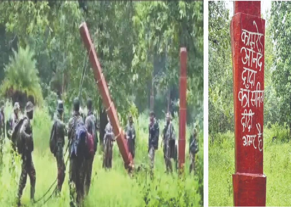  ସହିଦ ସପ୍ତାହର ପ୍ରଥମ ଦିନ: ବ୍ୟାନର୍‌, ପୋଷ୍ଟର୍‌ ମାରିଲେ ନକ୍ସଲ, ସହିଦସ୍ତମ୍ଭ ଧ୍ବଂସ କଲେ ସୁରକ୍ଷାକର୍ମୀ