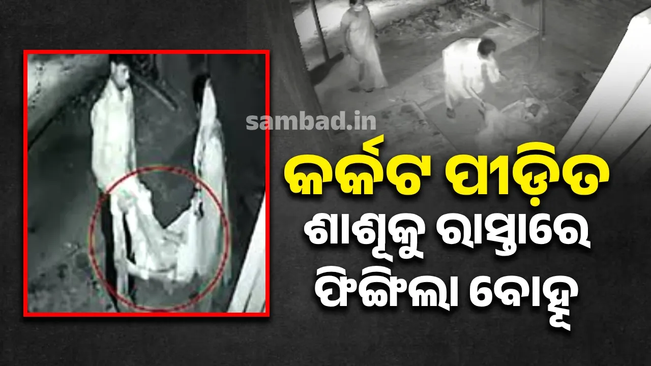  ଚିକିତ୍ସା ପାଇଁ ଟଙ୍କା ନଥିବାରୁ ରାସ୍ତା କଡ଼ରେ ଫିଙ୍ଗିଲା ବୋହୂ, ଛଟପଟ ହୋଇ ଚାଲିଗଲା ଶାଶୂର ଜୀବନ