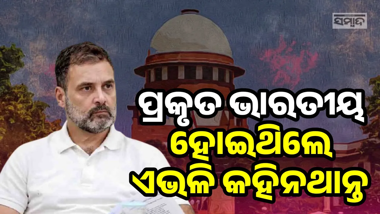  ପ୍ରକୃତ ଭାରତୀୟ କେବେ ବି ଏଭଳି ମନ୍ତବ୍ୟ ଦେବ ନାହିଁ; ରାହୁଲଙ୍କୁ କହିଲେ ସୁପ୍ରିମକୋର୍ଟ