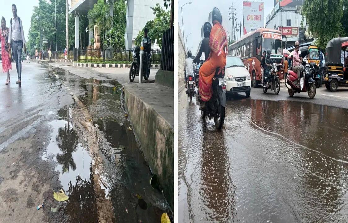  ଅତ୍ୟାଧୁନିକ ବରମୁଣ୍ଡା ବସ୍‌ଷ୍ଟାଣ୍ଡ୍‌ର ବିକଳଚିତ୍ର: ପ୍ରବେଶପଥରେ ଭାସୁଛି ନର୍ଦ୍ଦମା ପାଣି